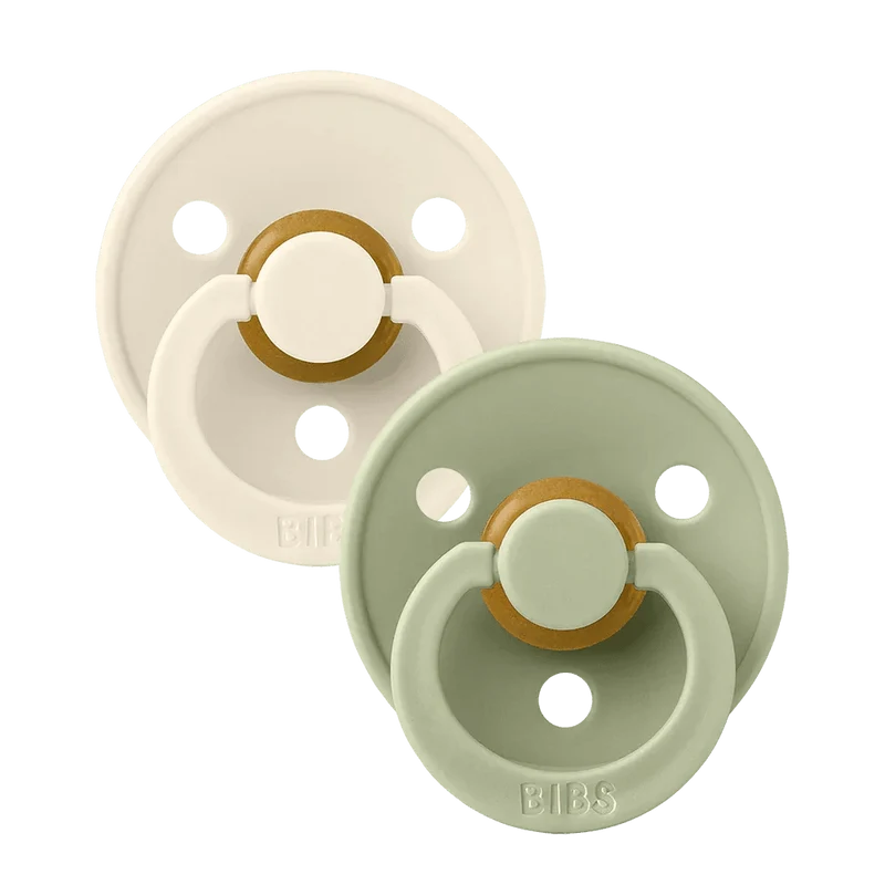 Colour Schnuller 2er-Pack in Ivory/Sage (Gr. 3)