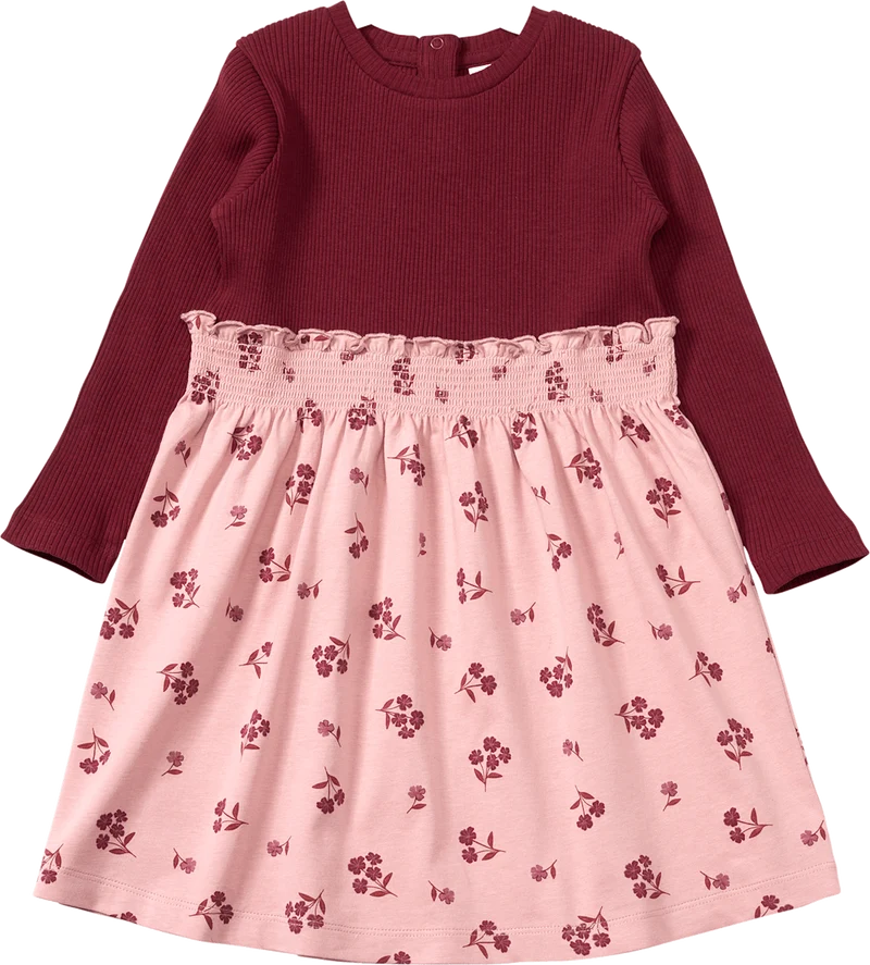 ALANA Kleid mit Ripp-Struktur, rot, Gr. 116, 1 St
