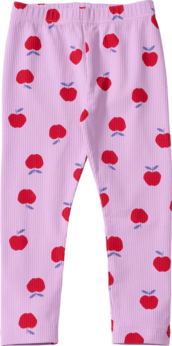ALANA Leggings mit Apfel-Muster, lila, Gr. 122, 1 St