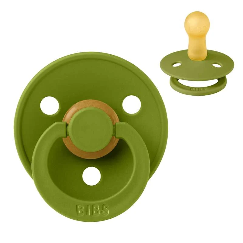 BIBS Rund Colour Sut - Str. 2 - Naturgummi - Wasabi